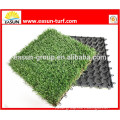 Plastic Flooring cover interlocking synthetic turf tile